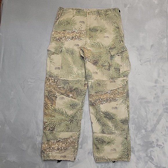Ghost Camo Other - VTG Ghost Camo Pants Mens 34x30 Green Ridge Cargo Ultimate Camoflage Hunting